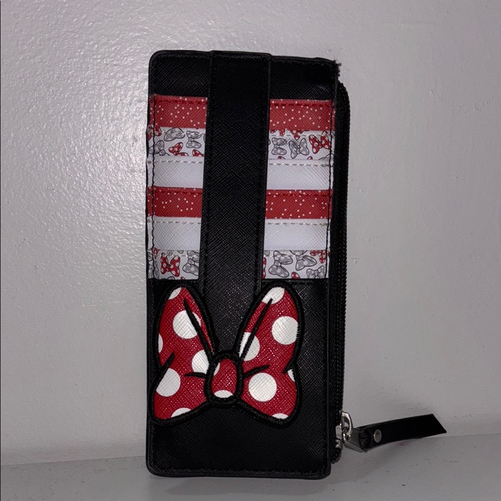 Red and Black Bow Wallet